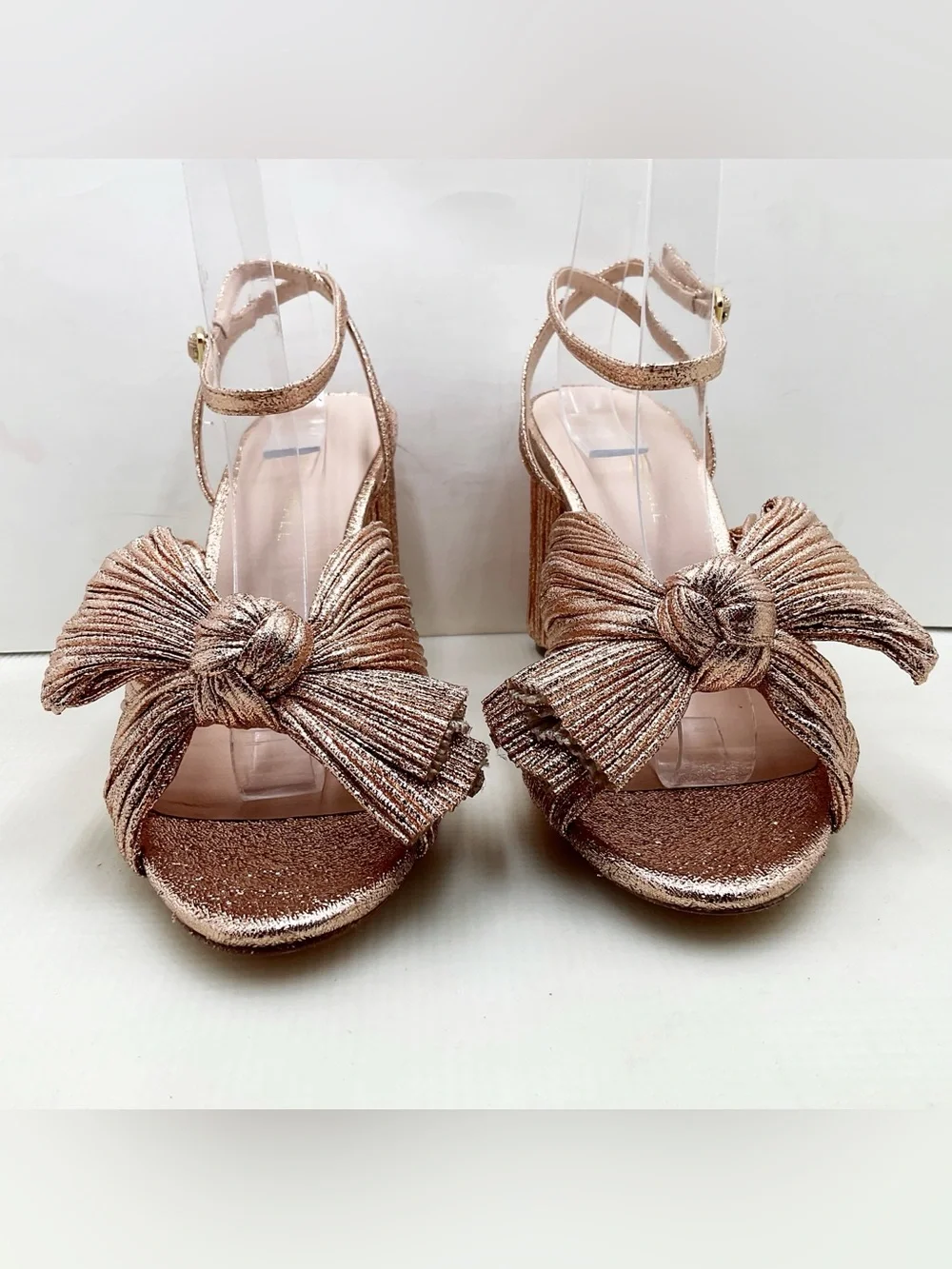 🆕{Loeffler Randall} Camellia Dune Metallic Copper Sandals